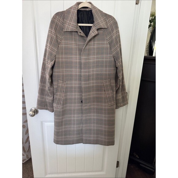 Unbranded Jackets & Blazers - Checked Coat in Brown and Black Houndstooth